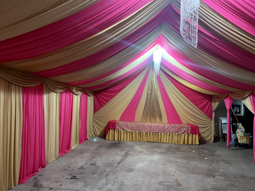 Pink Tent Setup(Partial)